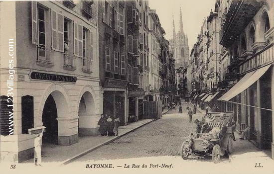 Carte postale de Bayonne