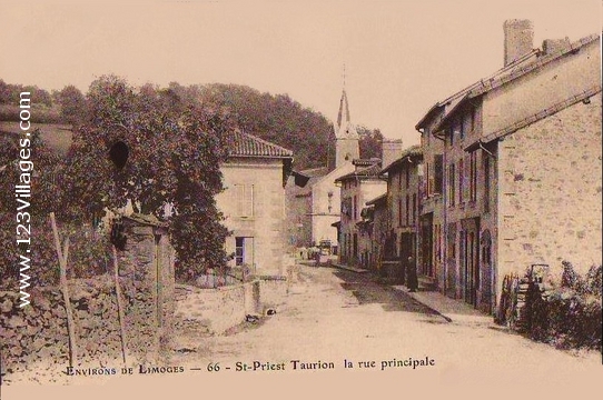 Carte postale de Saint-Priest-Taurion