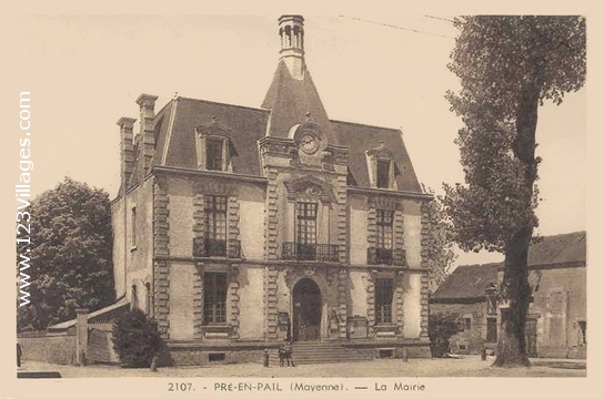 Carte postale de Pré-en-Pail