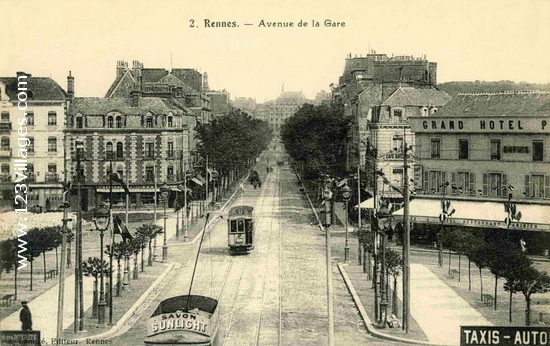 Carte postale de Rennes