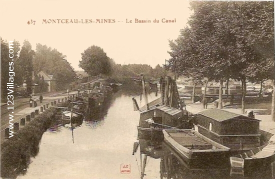 Carte postale de Montceau-les-Mines