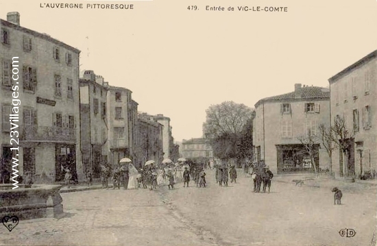Carte postale de Vic-le-Comte