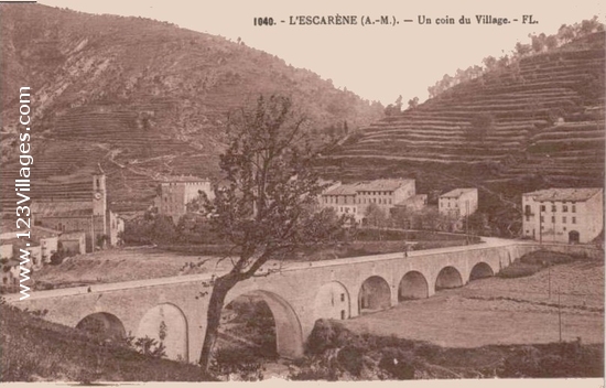 Carte postale de L Escarène