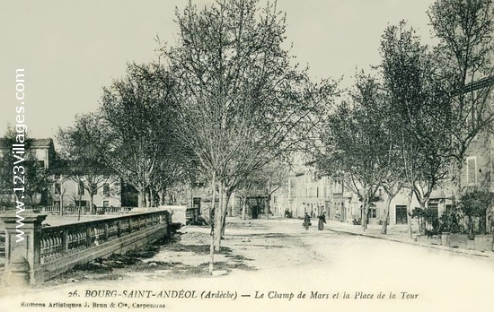 Carte postale de Bourg-Saint-Andéol