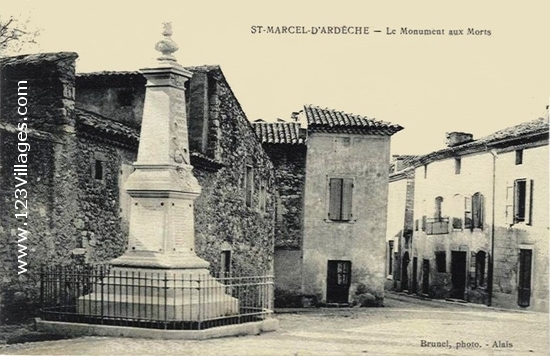 Carte postale de Saint-Marcel-d Ardèche