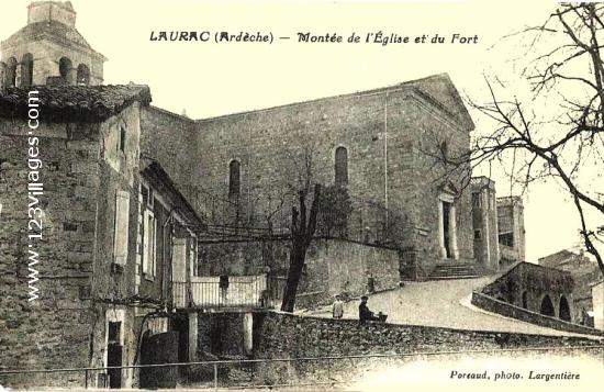 Carte postale de Laurac-en-Vivarais