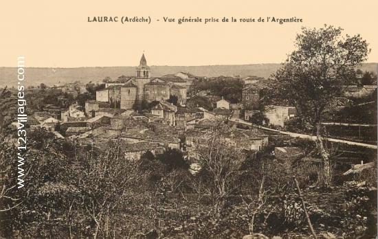 Carte postale de Laurac-en-Vivarais