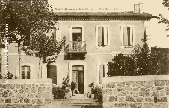 Carte postale de Saint-Georges-les-Bains