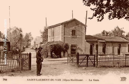 Carte postale de Saint-Laurent-du-Var