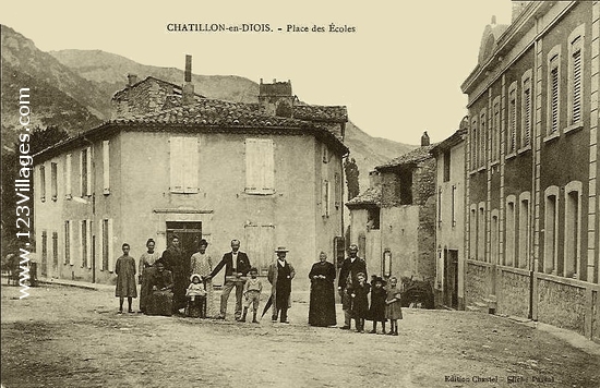 Carte postale de Châtillon-en-Diois