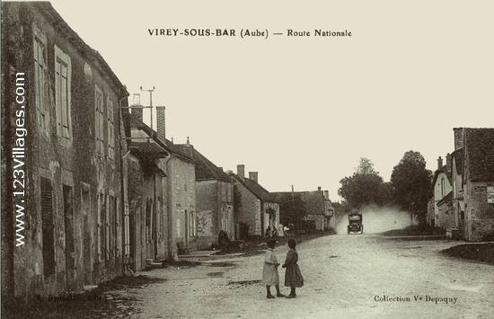 Carte postale de Virey-sous-Bar