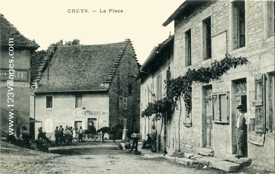 Carte postale de Creys-Mépieu