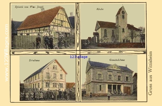 Carte postale de Wittisheim 