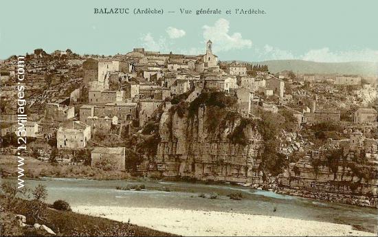 Carte postale de Balazuc