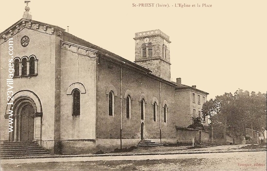 Carte postale de Saint-Priest