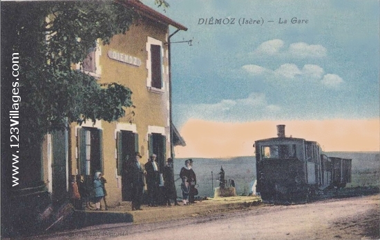 Carte postale de Diémoz