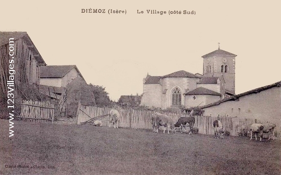 Carte postale de Diémoz