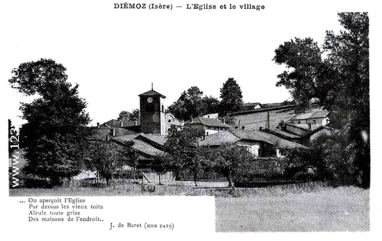 Carte postale de Diémoz