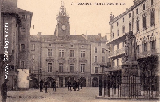 Carte postale de Orange