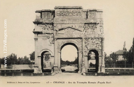 Carte postale de Orange