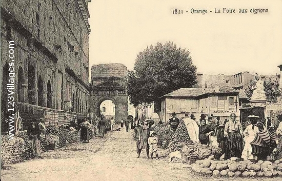 Carte postale de Orange