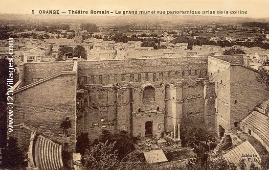 Carte postale de Orange