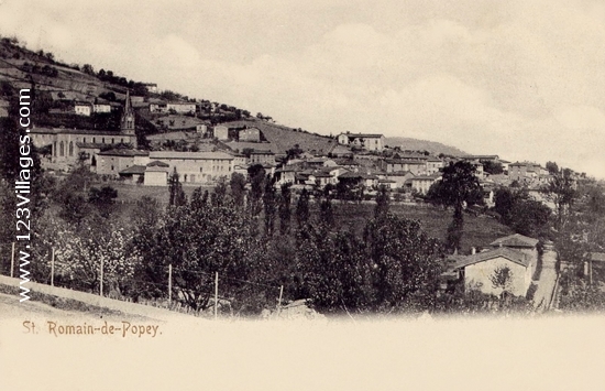 Carte postale de Saint-Romain-de-Popey