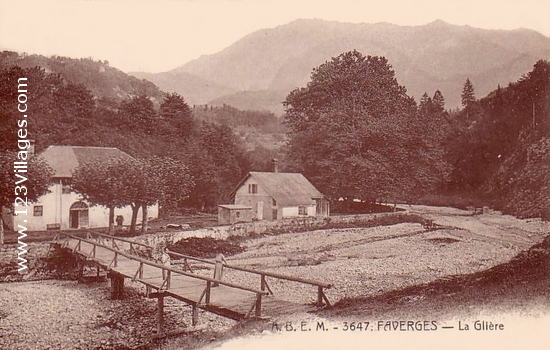 Carte postale de Faverges