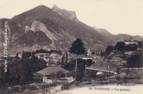 Carte postale de Faverges