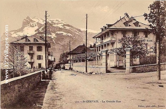 Carte postale de Saint-Gervais-les-Bains