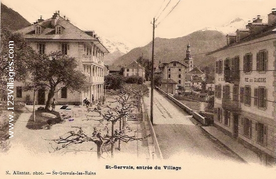 Carte postale de Saint-Gervais-les-Bains