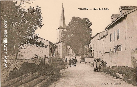 Carte postale de Vincey