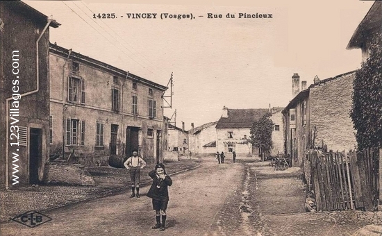 Carte postale de Vincey