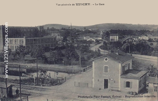 Carte postale de Vincey