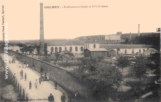 Carte postale de Golbey