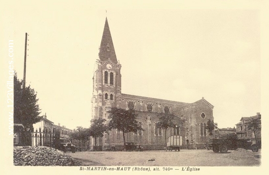 Carte postale de Saint-Martin-en-Haut