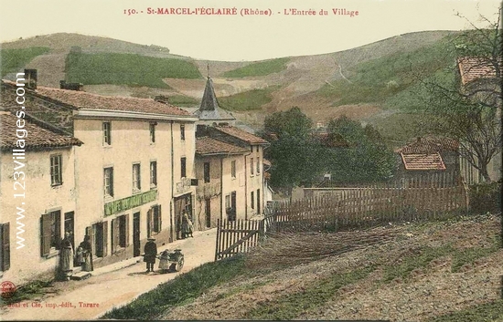 Carte postale de Saint-Marcel-l Eclairé