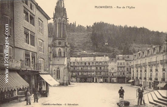 Carte postale de Plombières-les-Bains