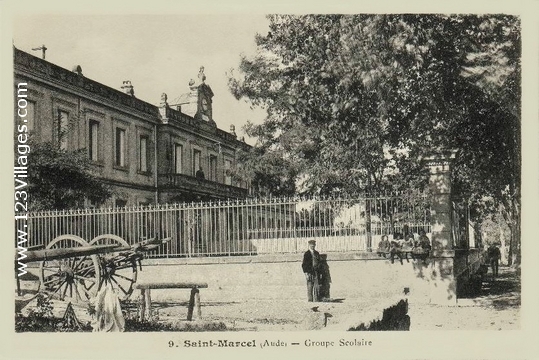 Carte postale de Saint-Marcel-sur-Aude