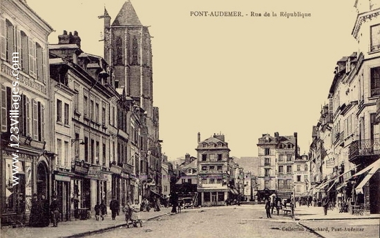 Carte postale de Pont-Audemer