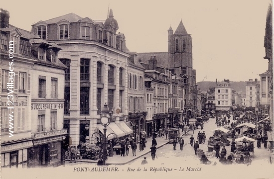 Carte postale de Pont-Audemer