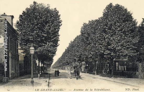 Carte postale de Andelys