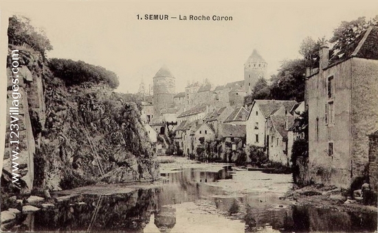 Carte postale de Semur-en-Auxois