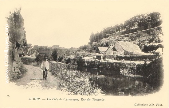 Carte postale de Semur-en-Auxois