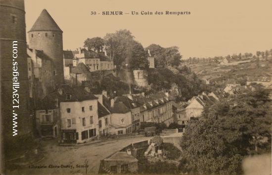 Carte postale de Semur-en-Auxois