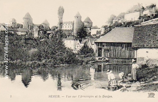 Carte postale de Semur-en-Auxois