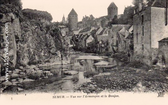 Carte postale de Semur-en-Auxois