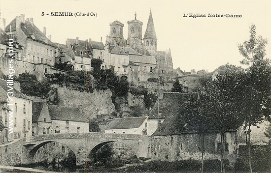 Carte postale de Semur-en-Auxois