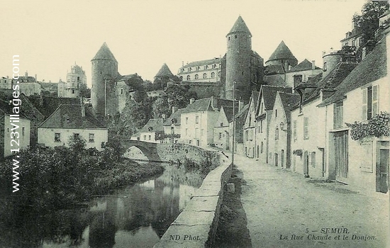 Carte postale de Semur-en-Auxois