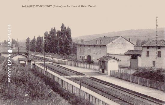 Carte postale de Saint-Laurent-d Oingt